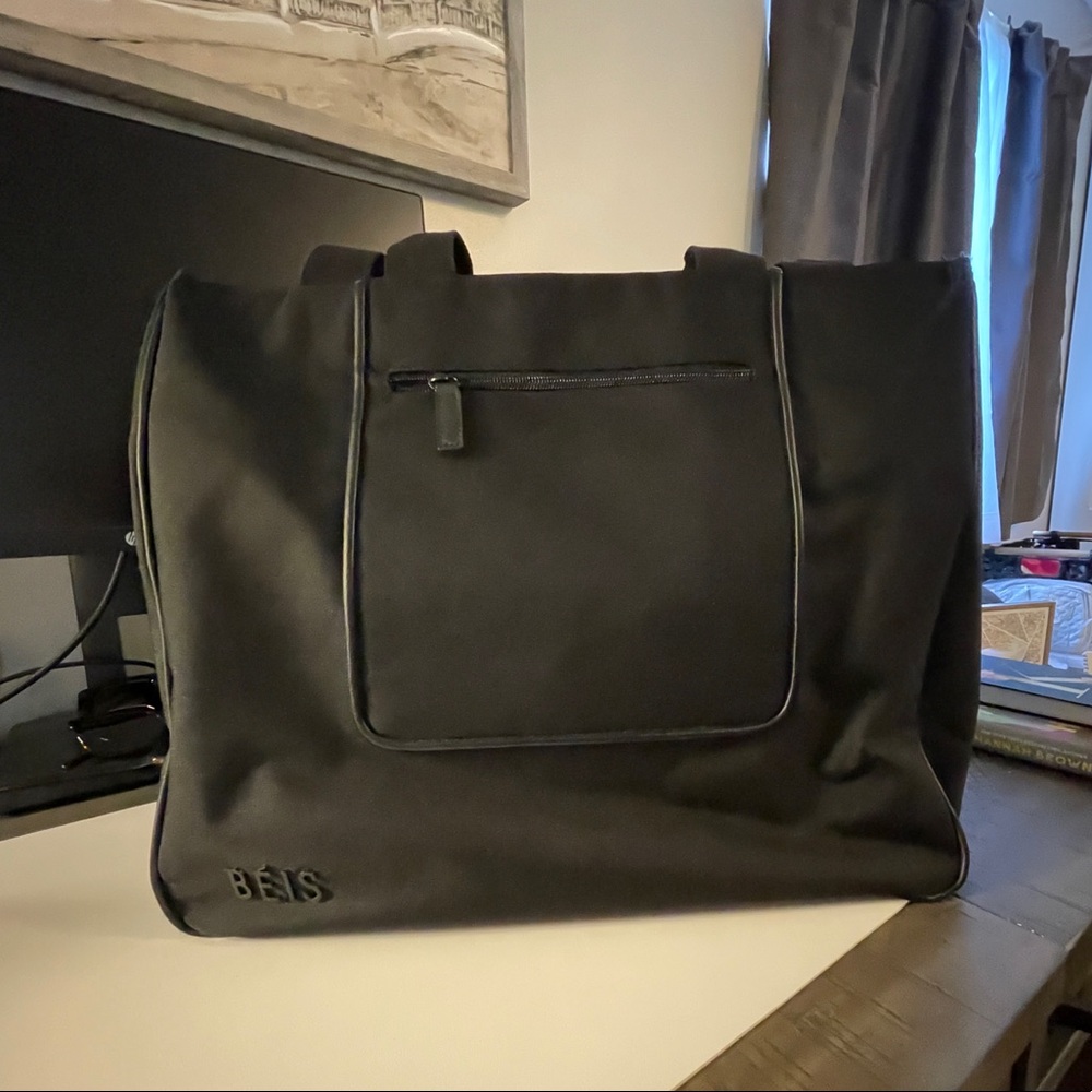 Beis east to west tote in black! Brand new!